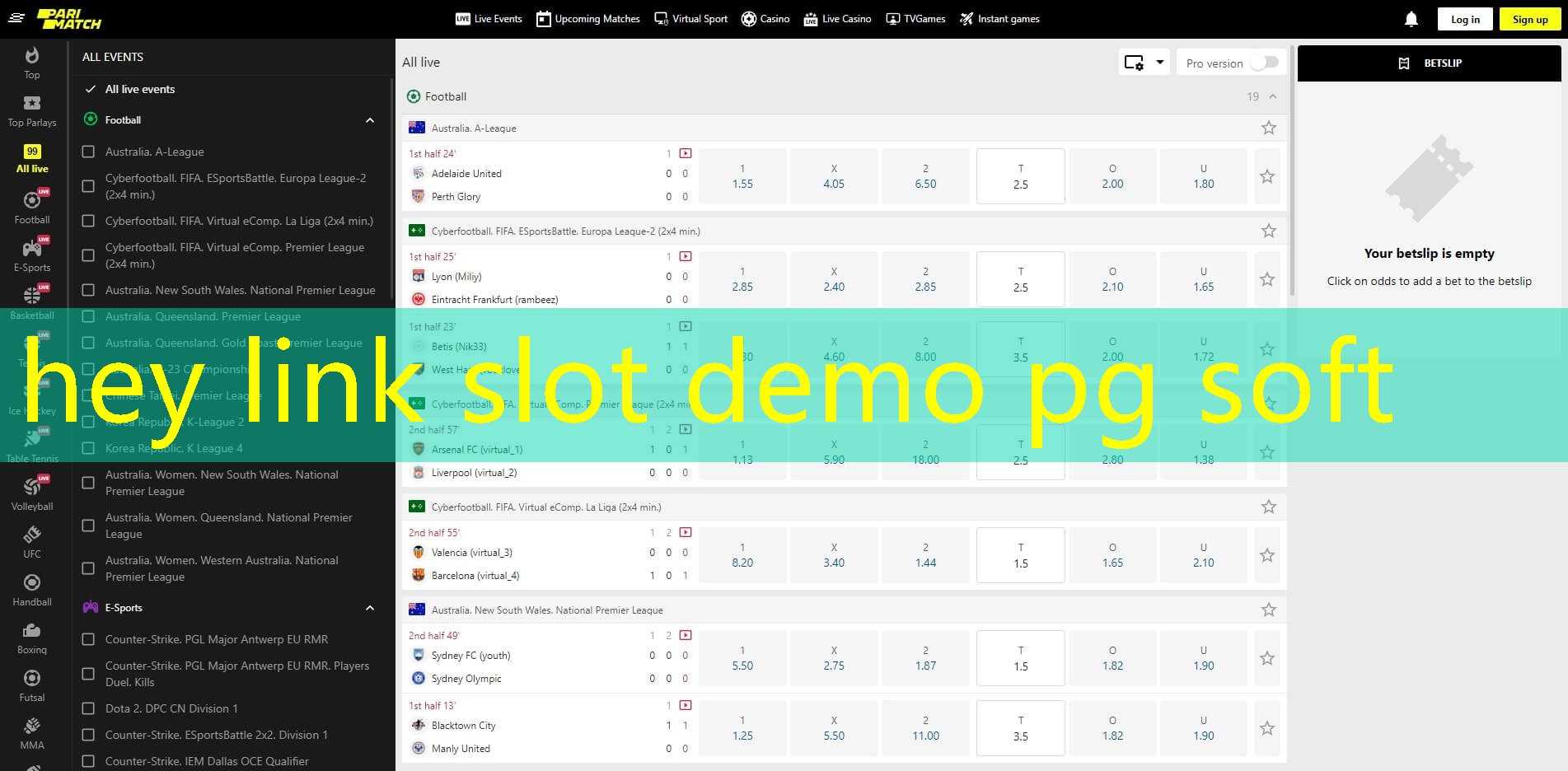 hey link slot demo pg soft