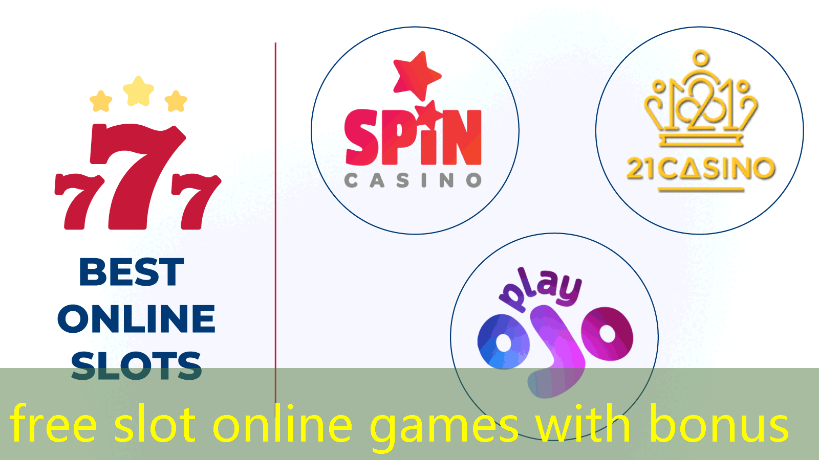 free slot online games with bonus